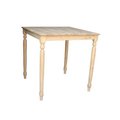 International Concepts InternationalConcepts INTC663 Solid Wood Top Table - Turned Legs K-3636-336T